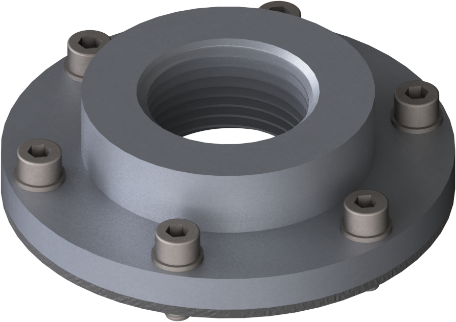 Flange Adapter LK73 AL EPDM G1"f